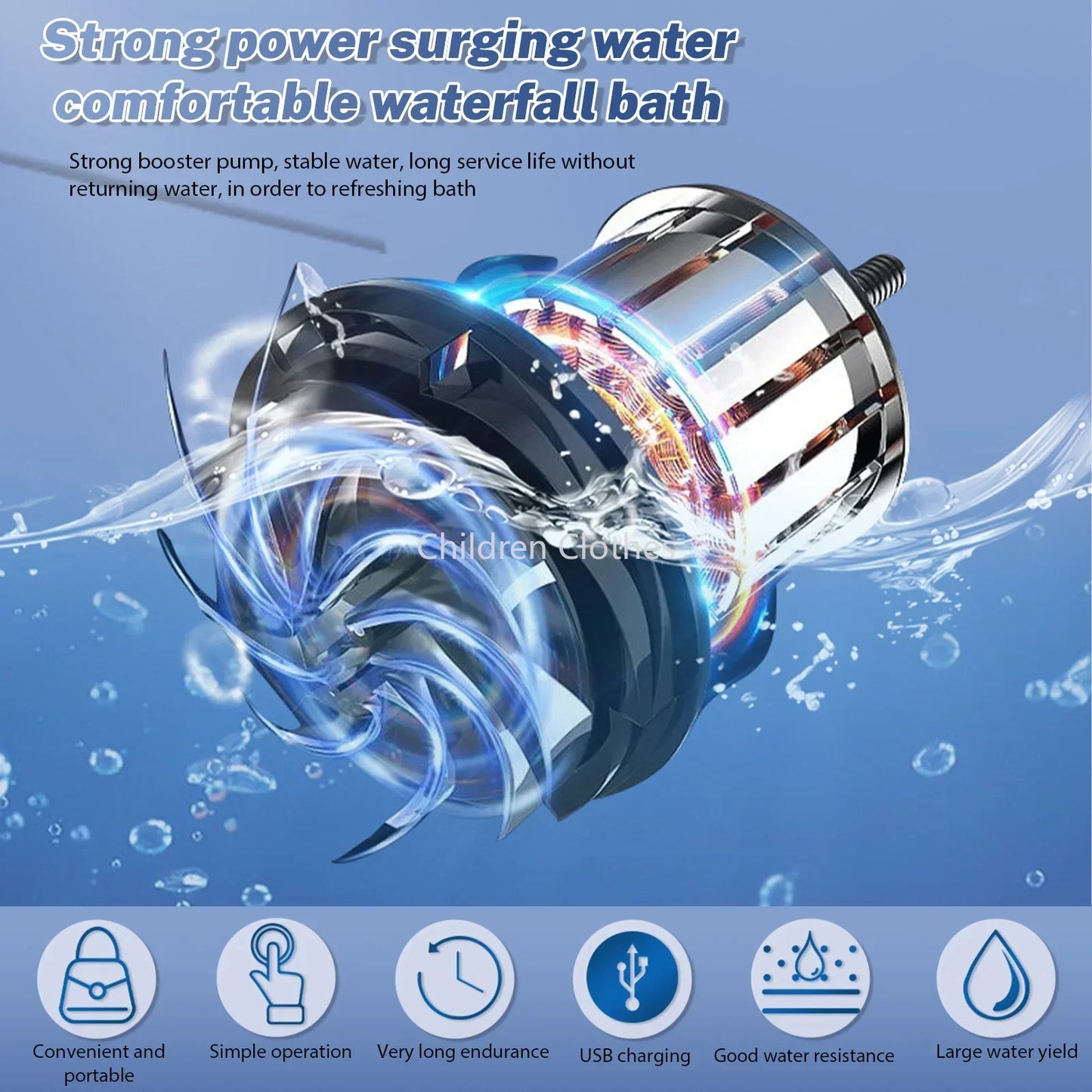 Tragbares Außenduschset