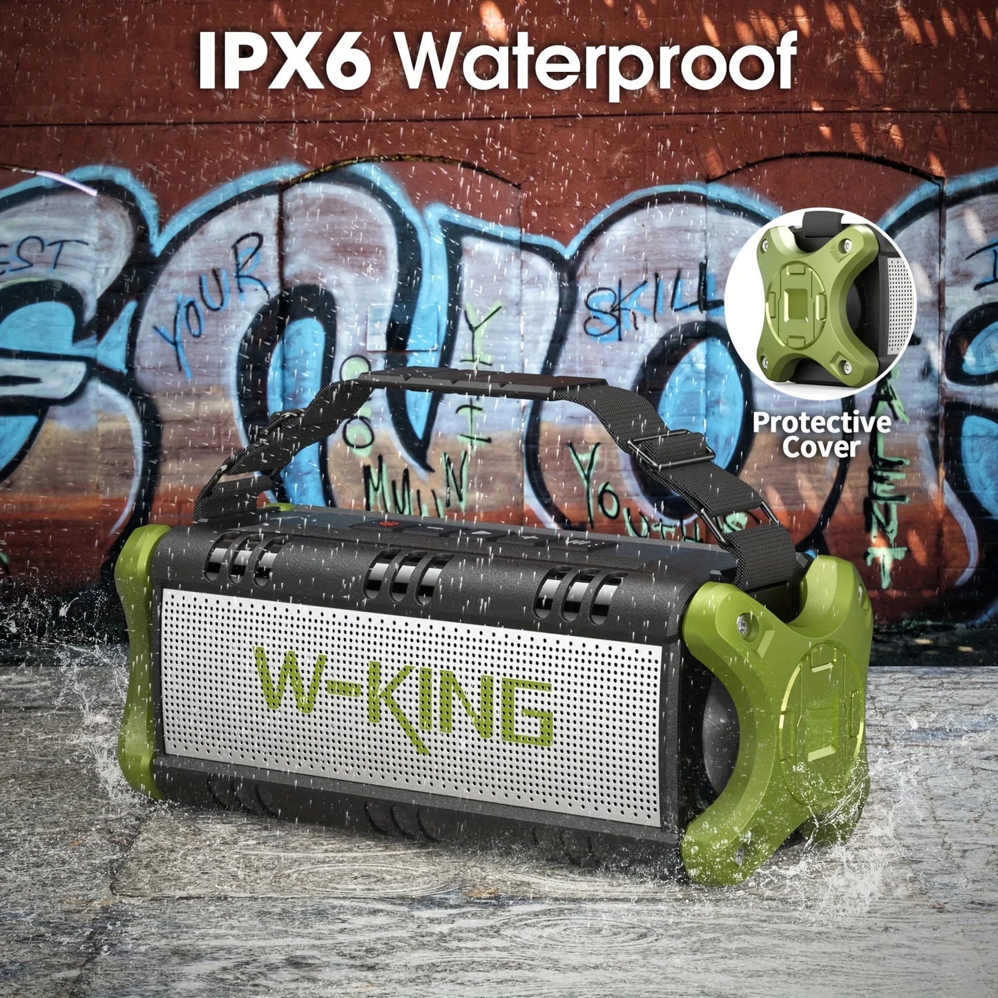 Přenosný Bluetooth reproduktor W-KING D8