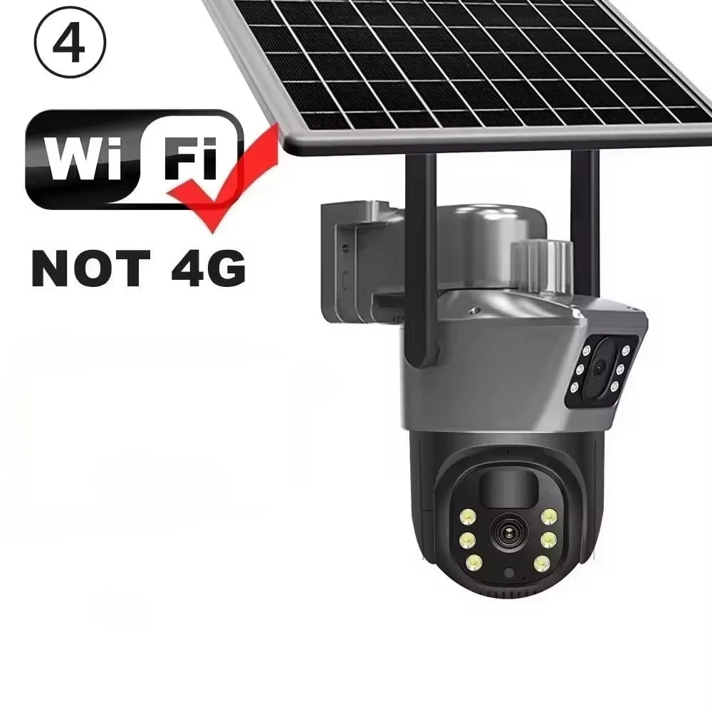 4K 8MP Sim Card Solar Camera