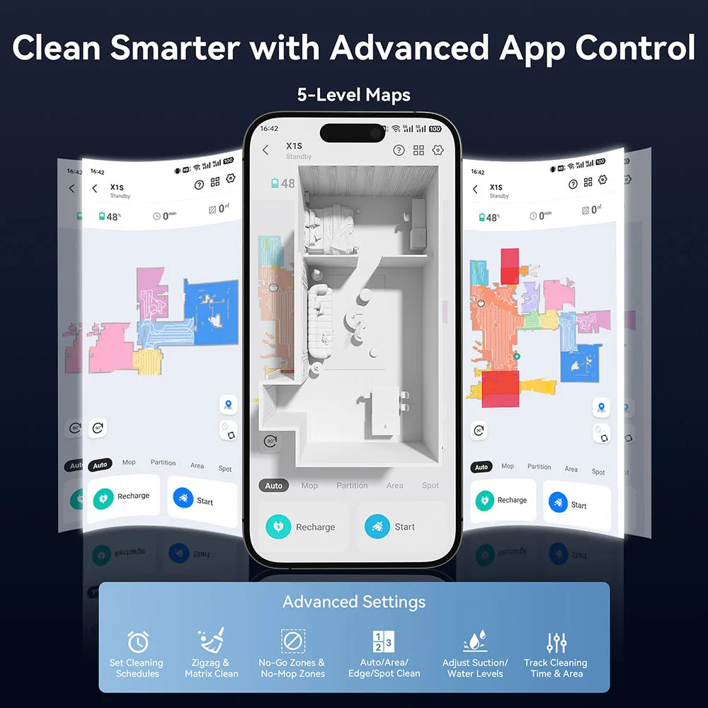 Robotický vysavač Proscenic X1S s mopem