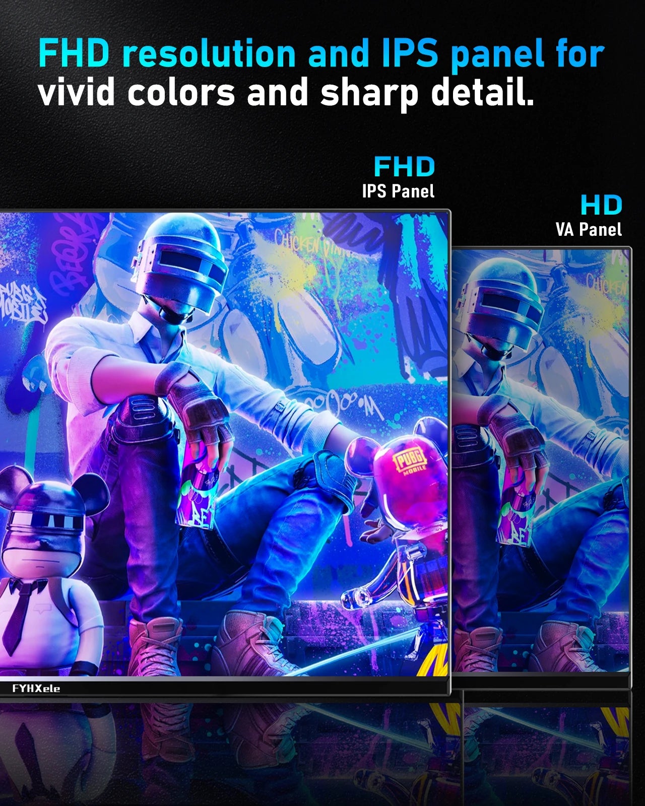 FYHXele 24 palců 180 Hz