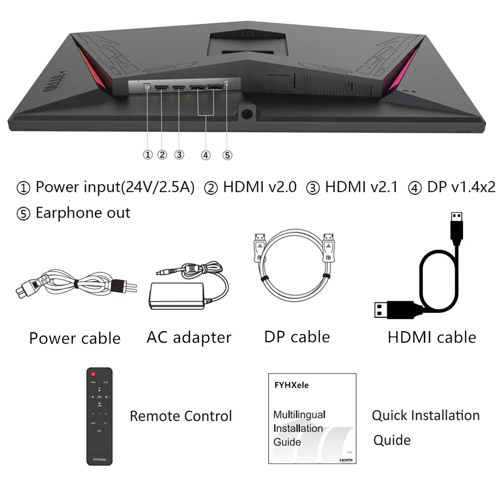 FYHXele 28 Zoll 4K 144 Hz