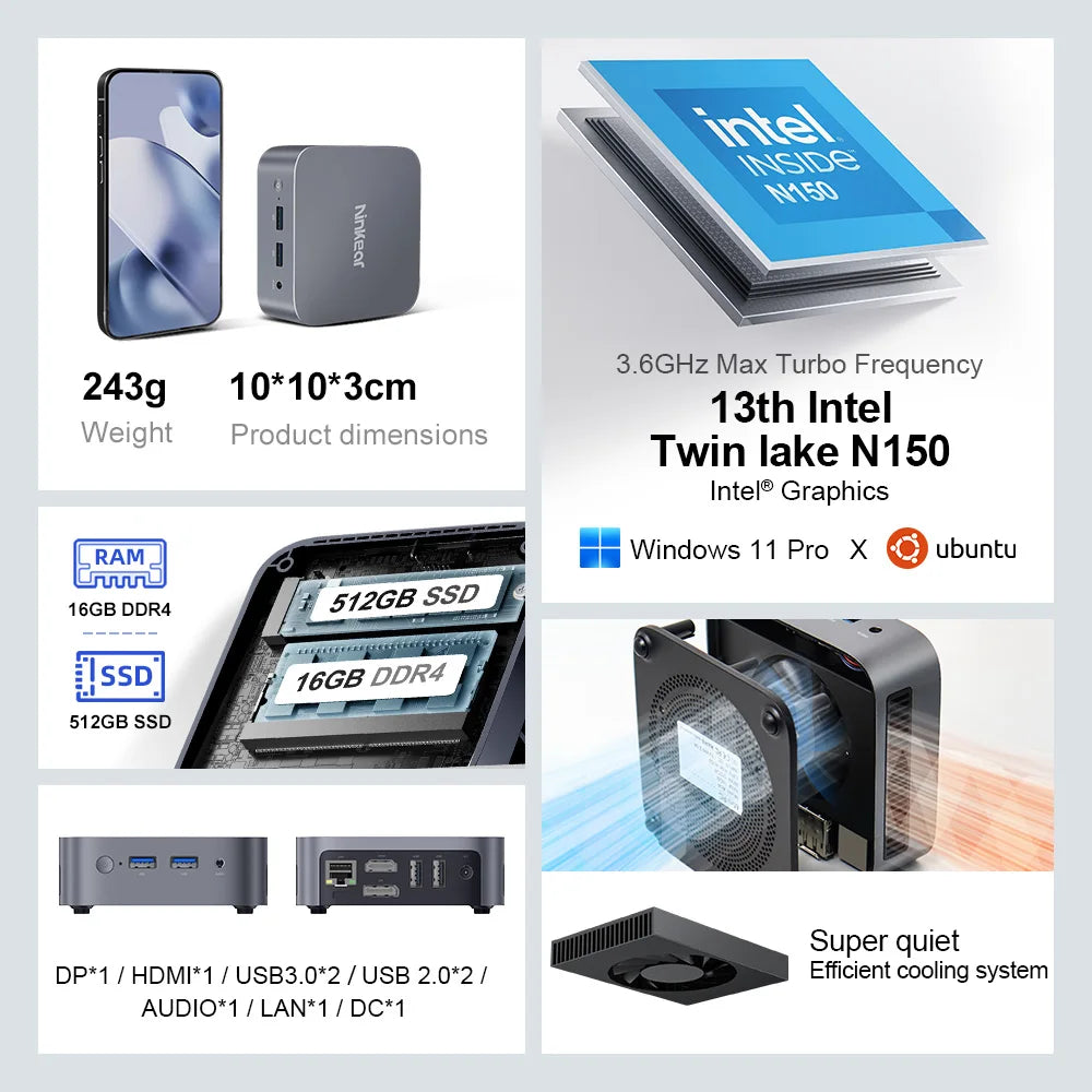 Mini PC Ninkear MBOX 11