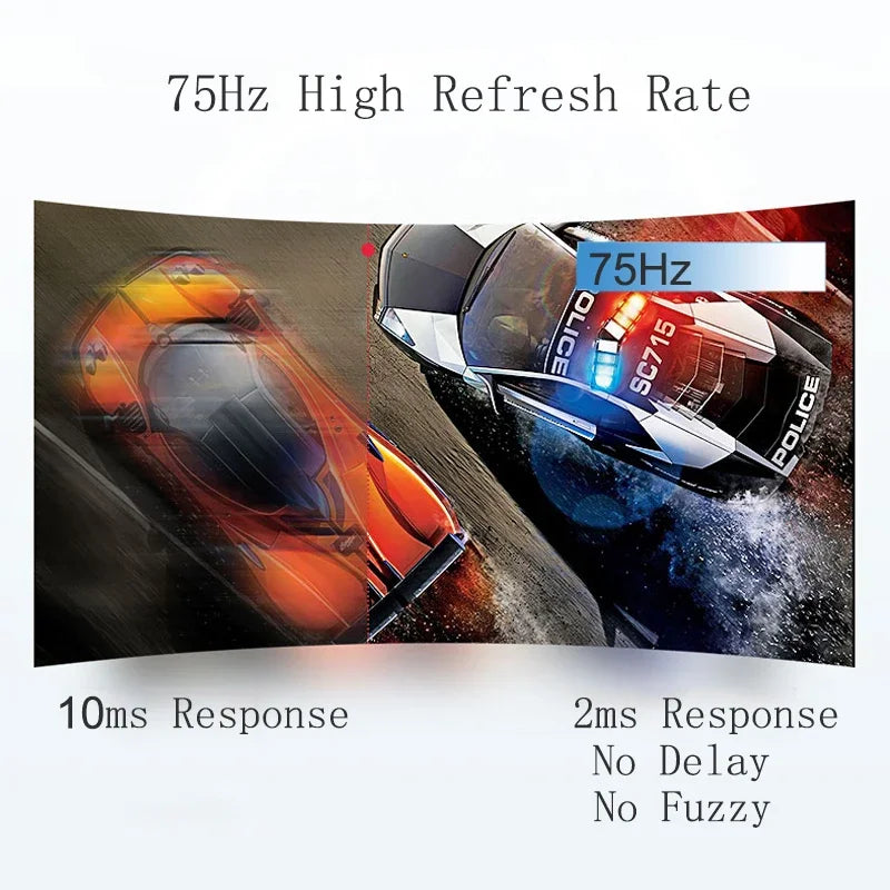 FYHXele 24palcový zakřivený 75Hz