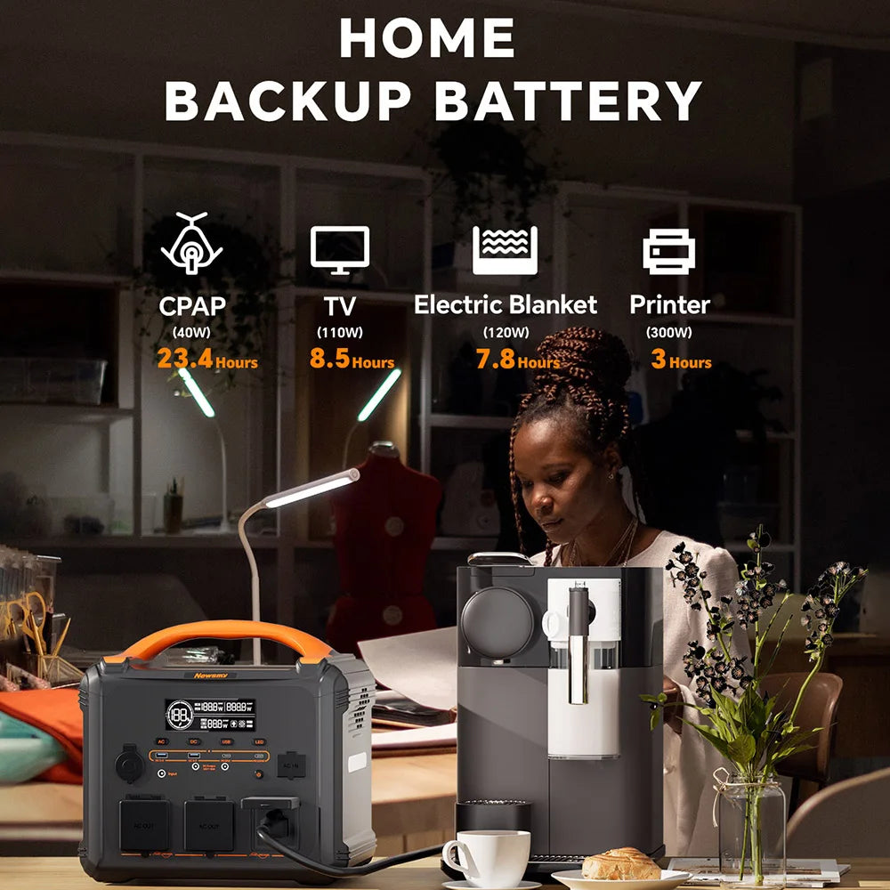 Přenosná elektrárna NEWSMY S1210 1200W 1102,5Wh
