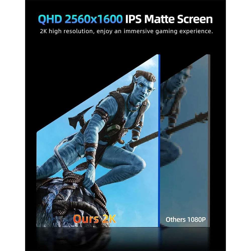 UPERFECT K118 18'' Portable Gaming Monitor 144Hz 2K