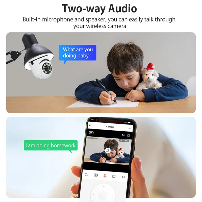 amzwn E27 Glühbirnenkamera