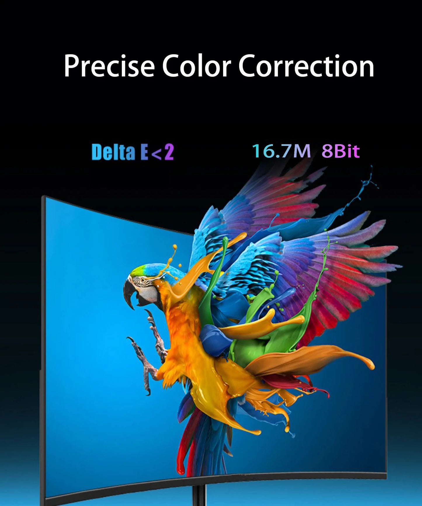 27palcový zakřivený monitor FYHXele s obnovovací frekvencí 75 Hz