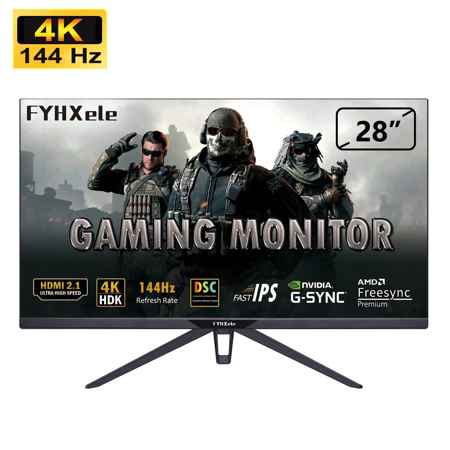 FYHXele 28 Zoll 4K 144 Hz