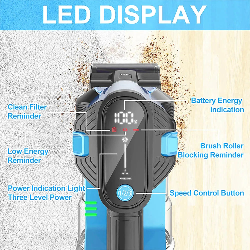 TASVAC S8 Akku-Staubsauger