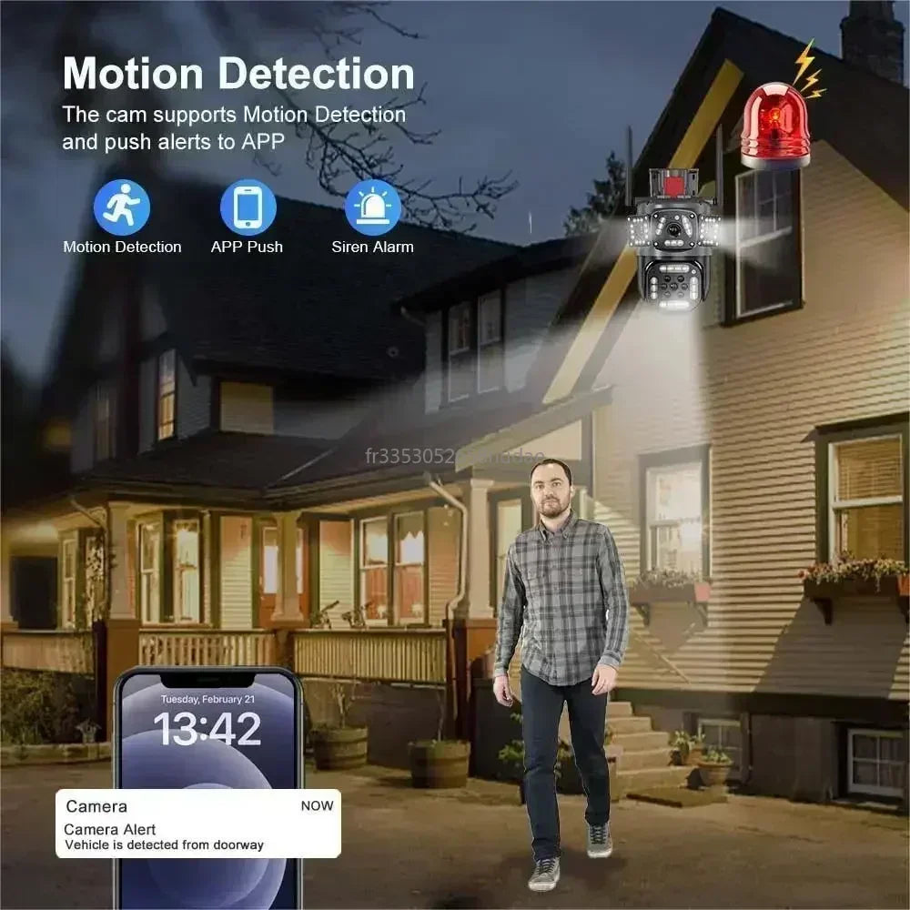 12MP 6K HD WiFi IP-Kamera Intelligenter Sicherheitsschutz