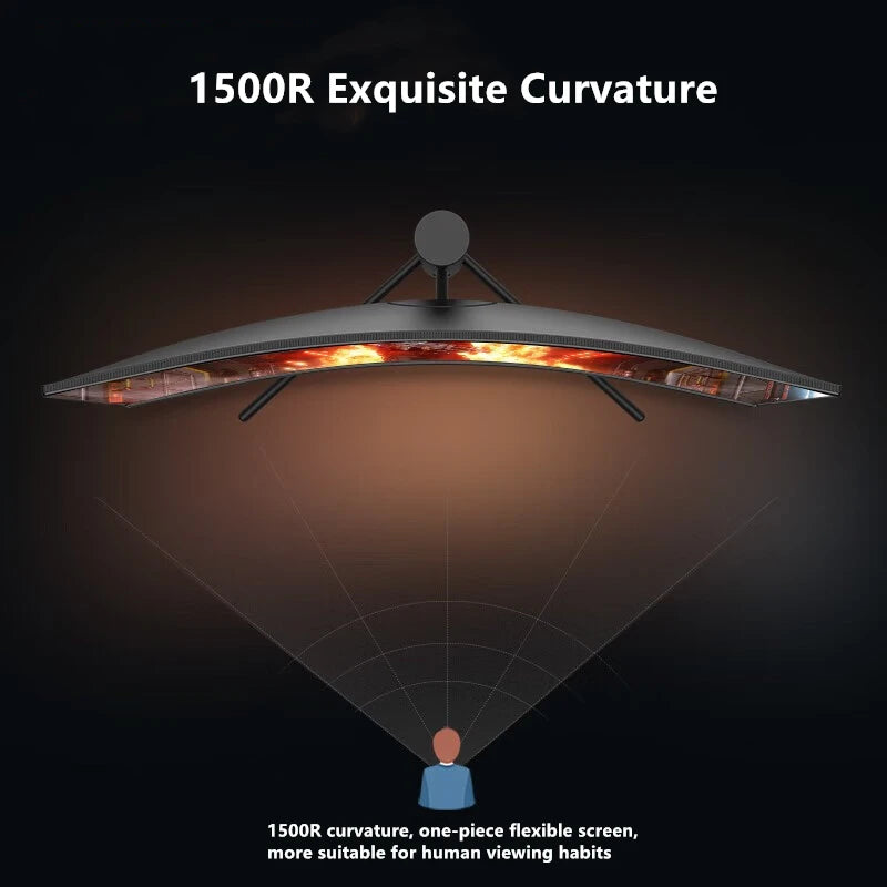 34palcový monitor FYHXele, 165 Hz, WQHD