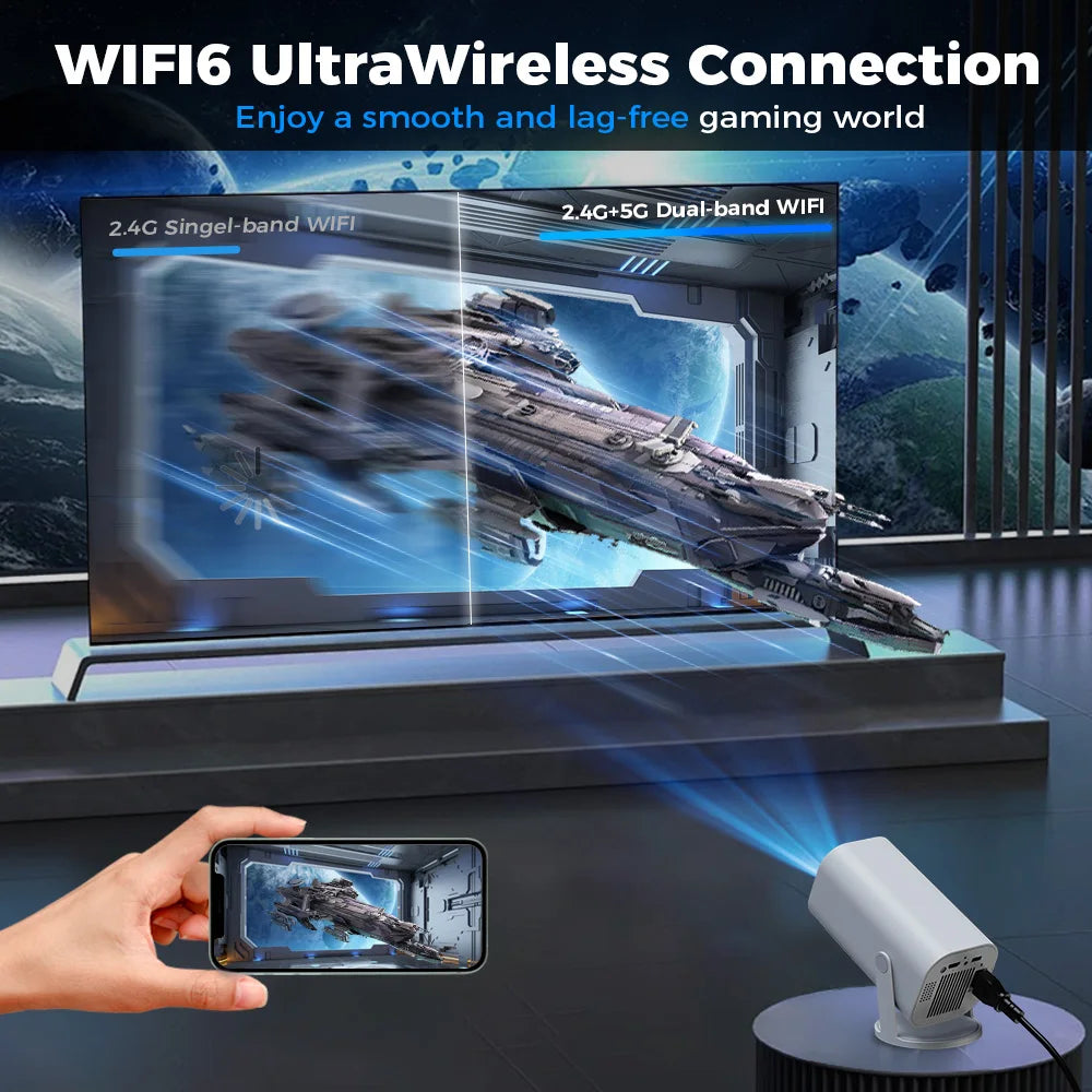 Intelligenter tragbarer Mini-Projektor