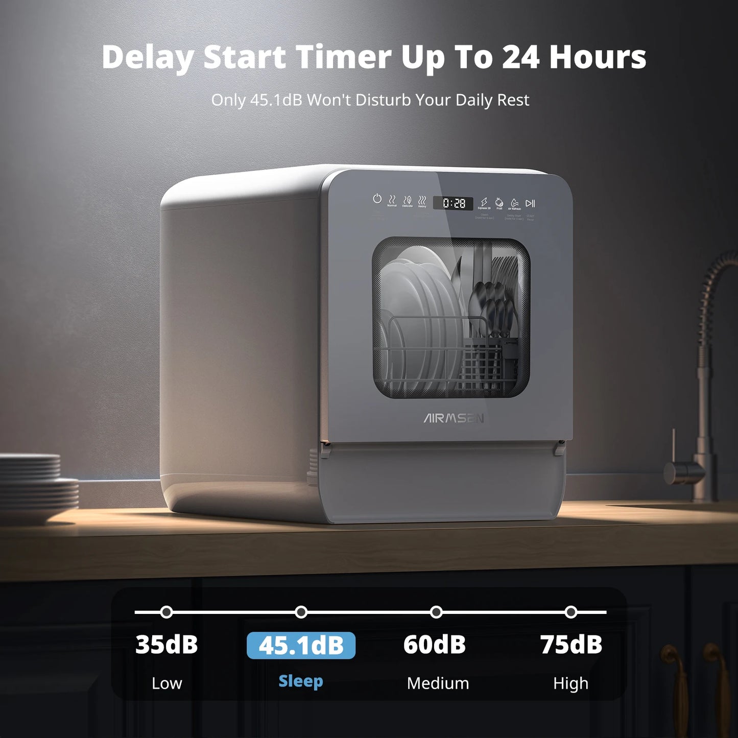 AIRMSEN Tischgeschirrspüler