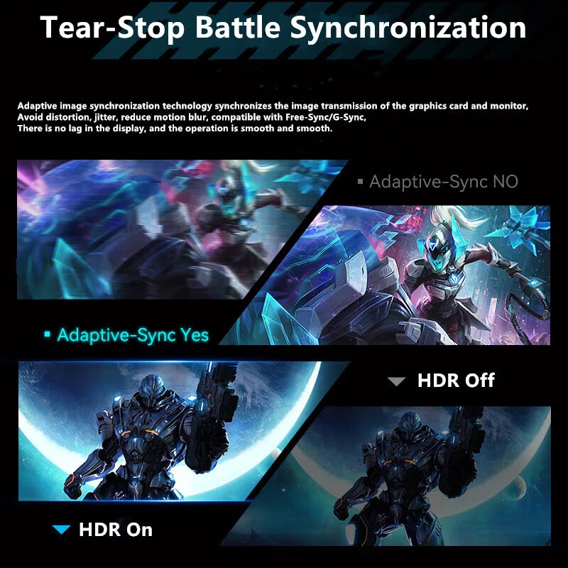 34palcový monitor FYHXele, 165 Hz, WQHD