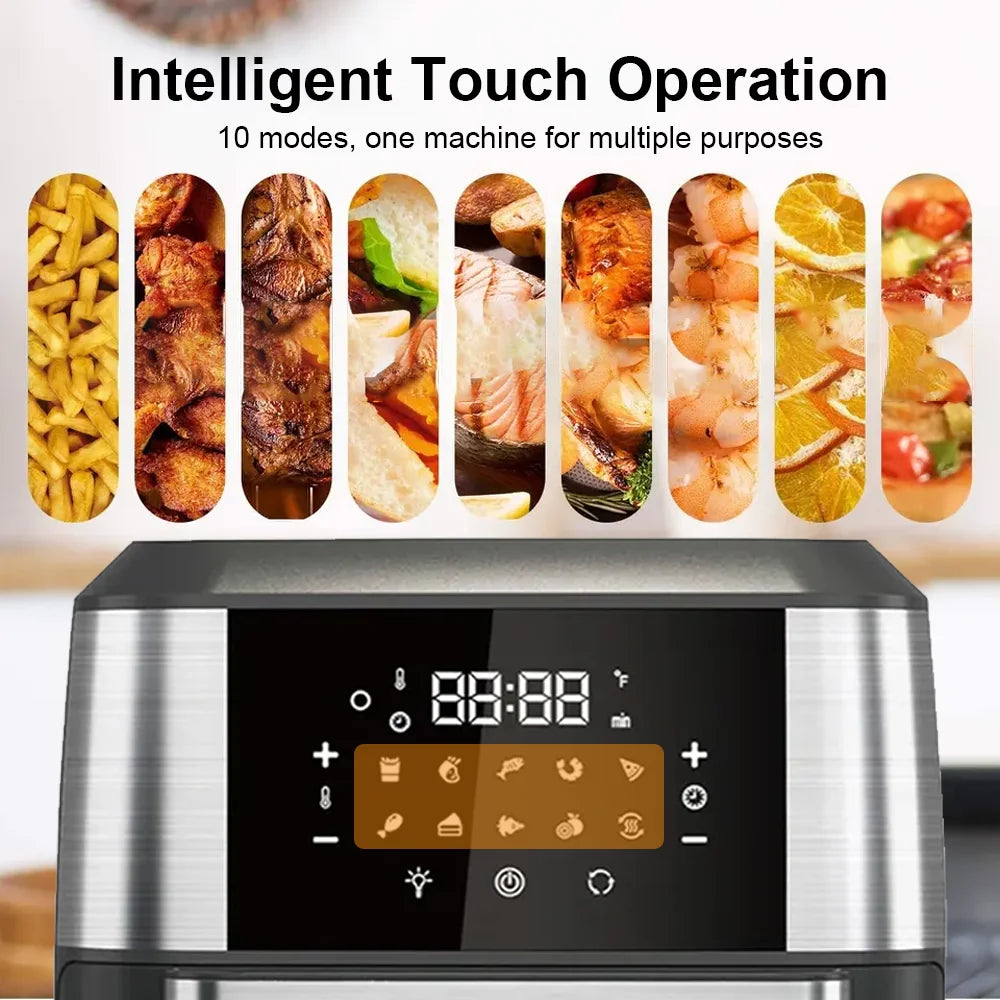 4/5/6/7/10/12L elektrische Heißluftfritteusen