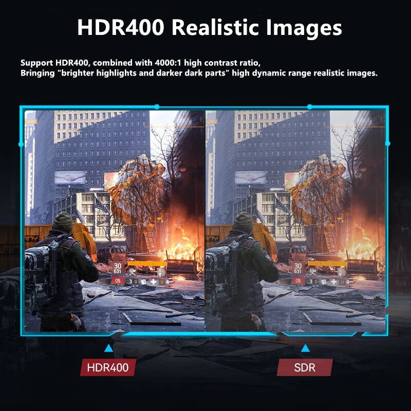 34palcový monitor FYHXele, 165 Hz, WQHD