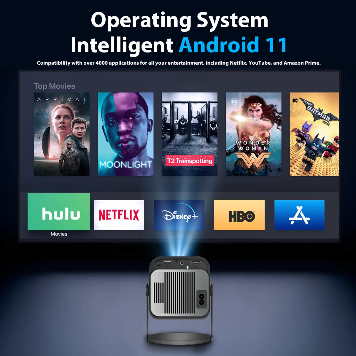 Tragbarer Mini-Projektor HY320