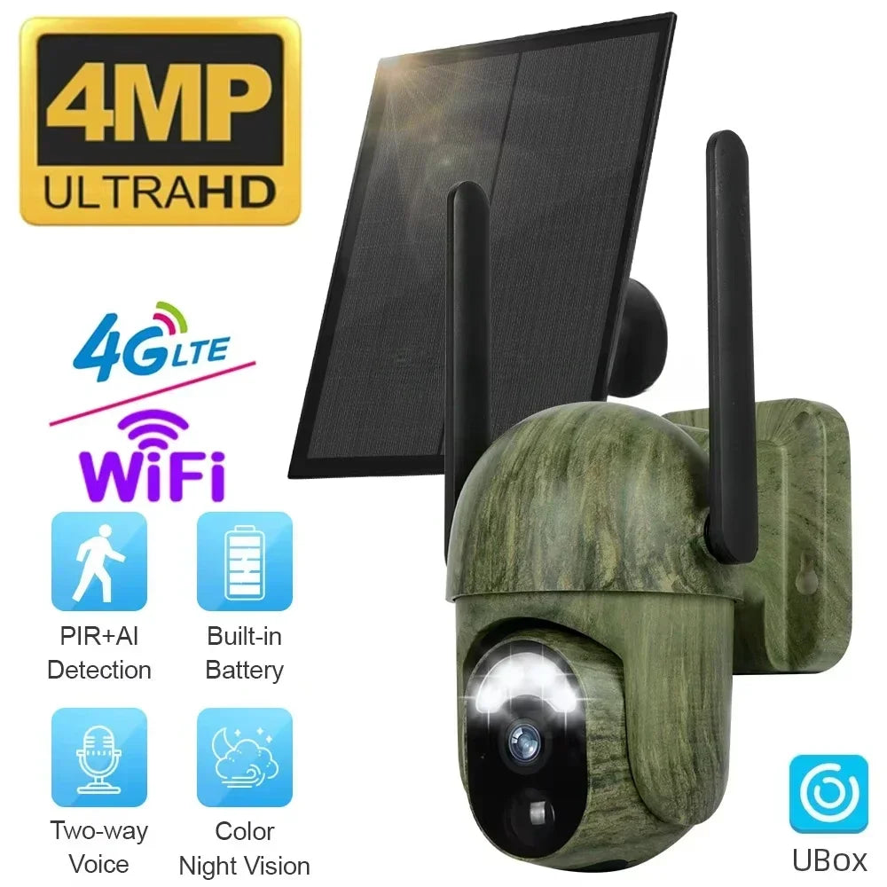 INSIS FEMME 4MP 4G/WIFI Solární bezpečnostní kamera