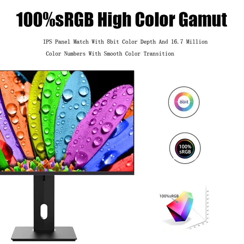 FYHXele 27 Zoll FHD 60 Hz Touchscreen-Monitor