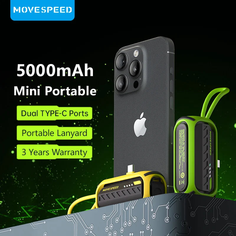MOVESPEED Mini 5000mAh Powerbank