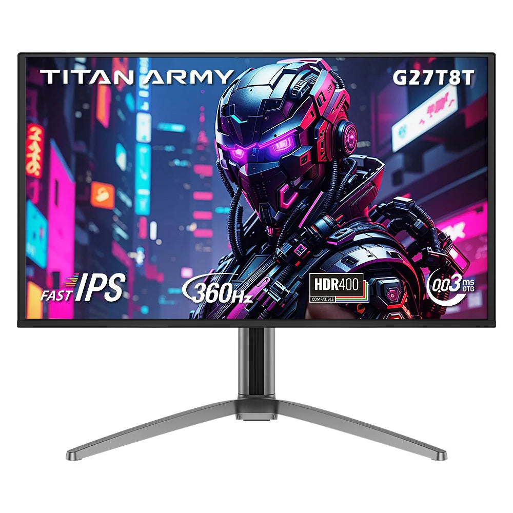 Herní monitor TITAN ARMY G27T8T 2K QD-OLED 360Hz