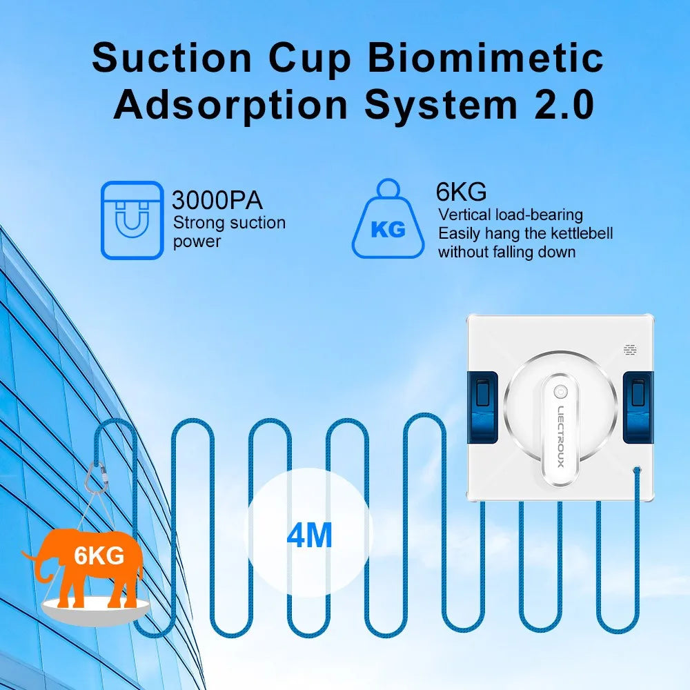 Robotický vysavač na okna Liectroux YW509