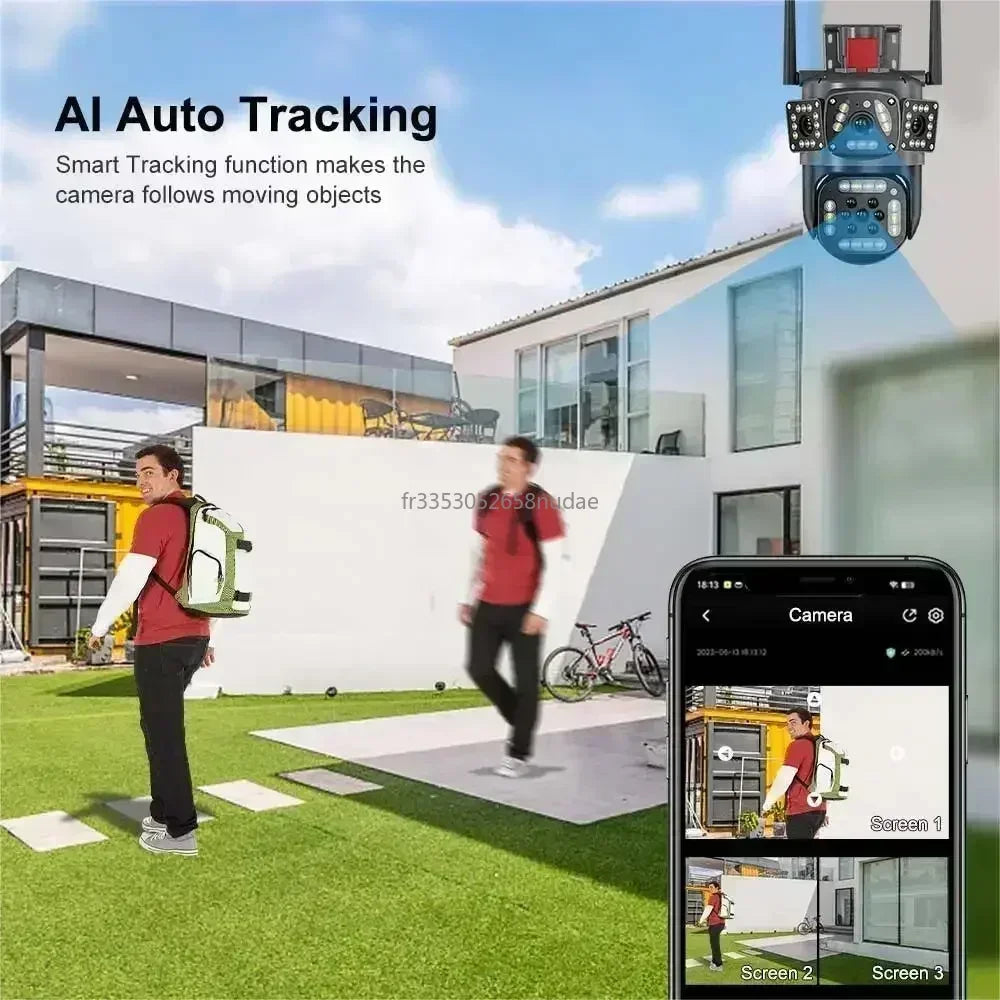 12MP 6K HD WiFi IP-Kamera Intelligenter Sicherheitsschutz