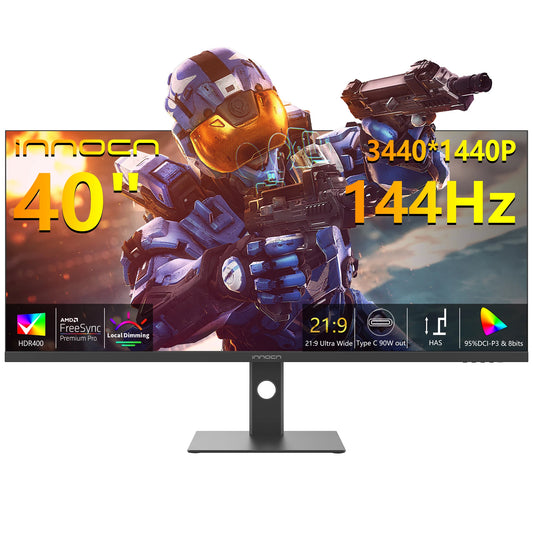INNOCN 40C1R Ultrawide Monitor 40" WQHD 3440 x 1440p 144Hz