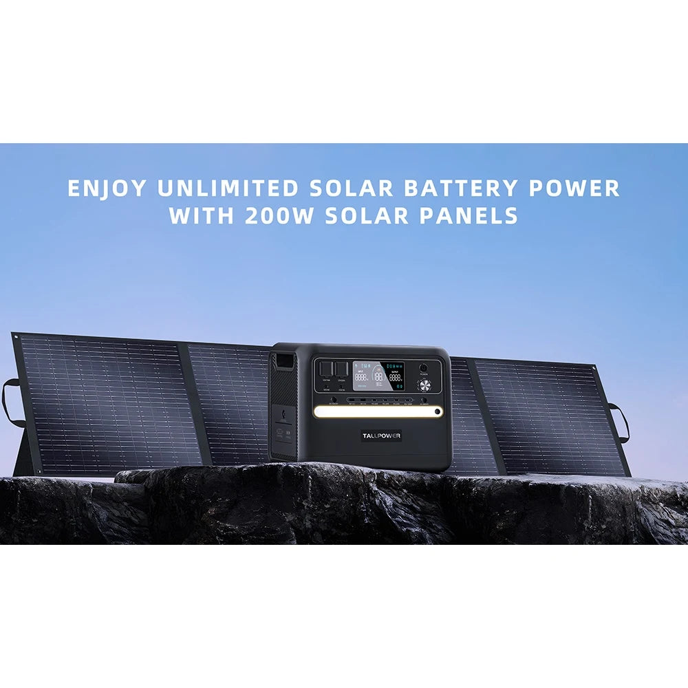 TALLPOWER TP200 200W tragbares faltbares Solarpanel