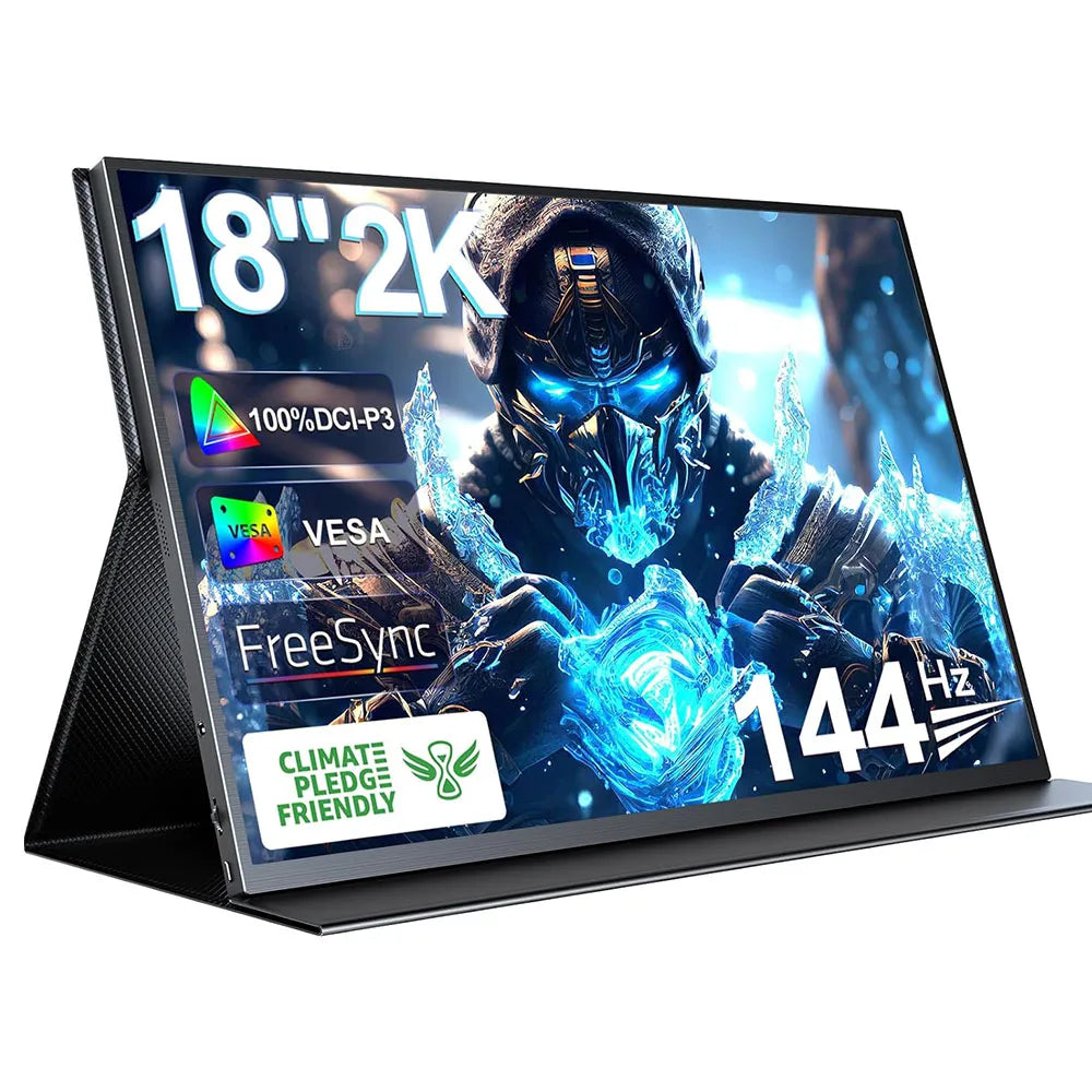 UPERFECT K118 18'' Portable Gaming Monitor 144Hz 2K