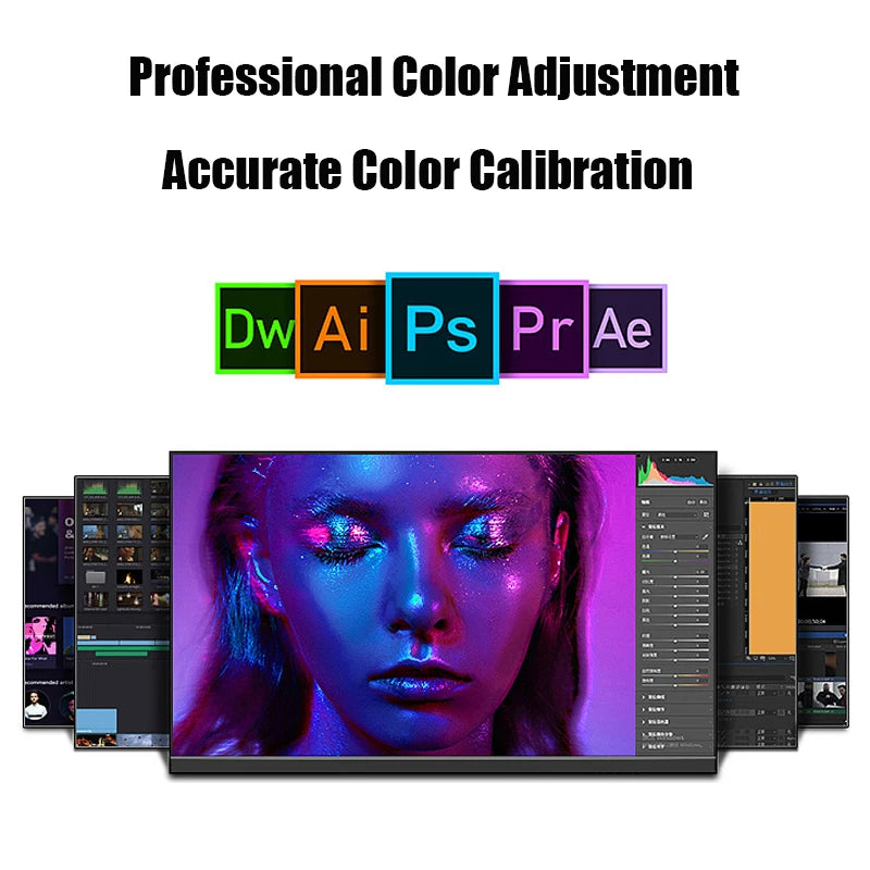 FYHXele 27 Zoll FHD 60 Hz Touchscreen-Monitor