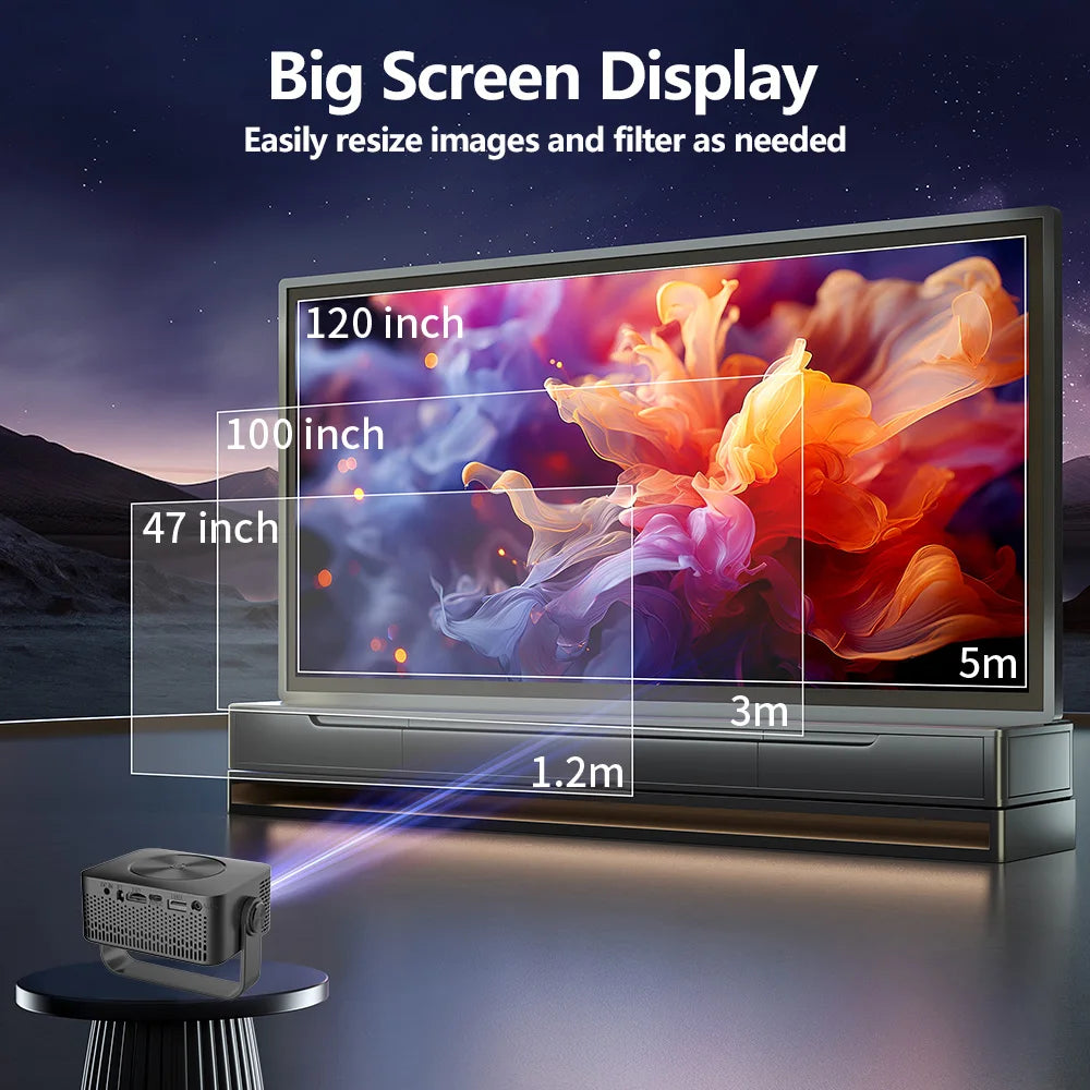 Přenosný mini WiFi projektor