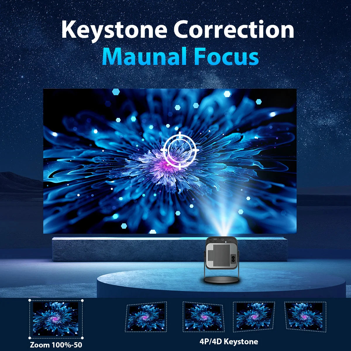 Tragbarer Mini-Projektor HY320