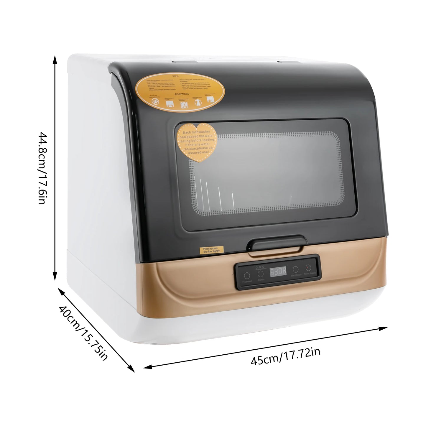 Tragbarer Mini-Geschirrspüler, 800 W