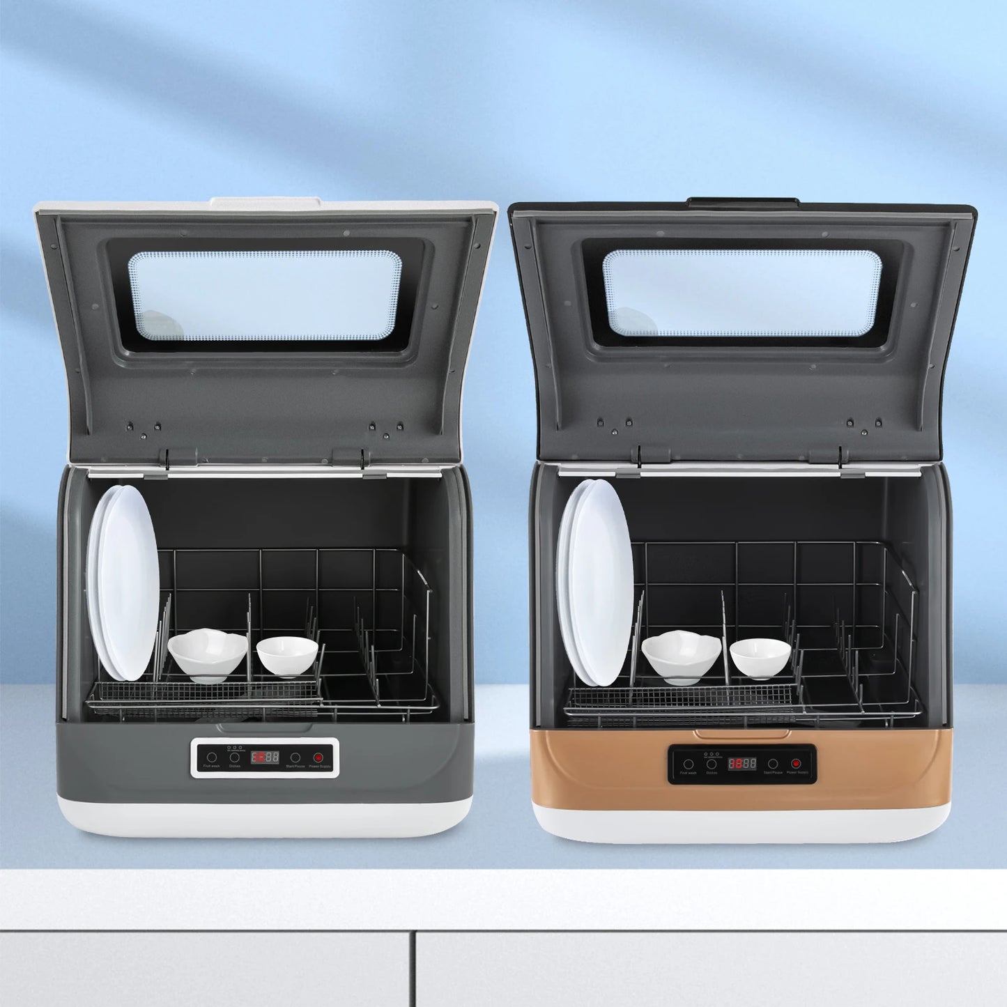 Tragbarer Mini-Geschirrspüler, 800 W