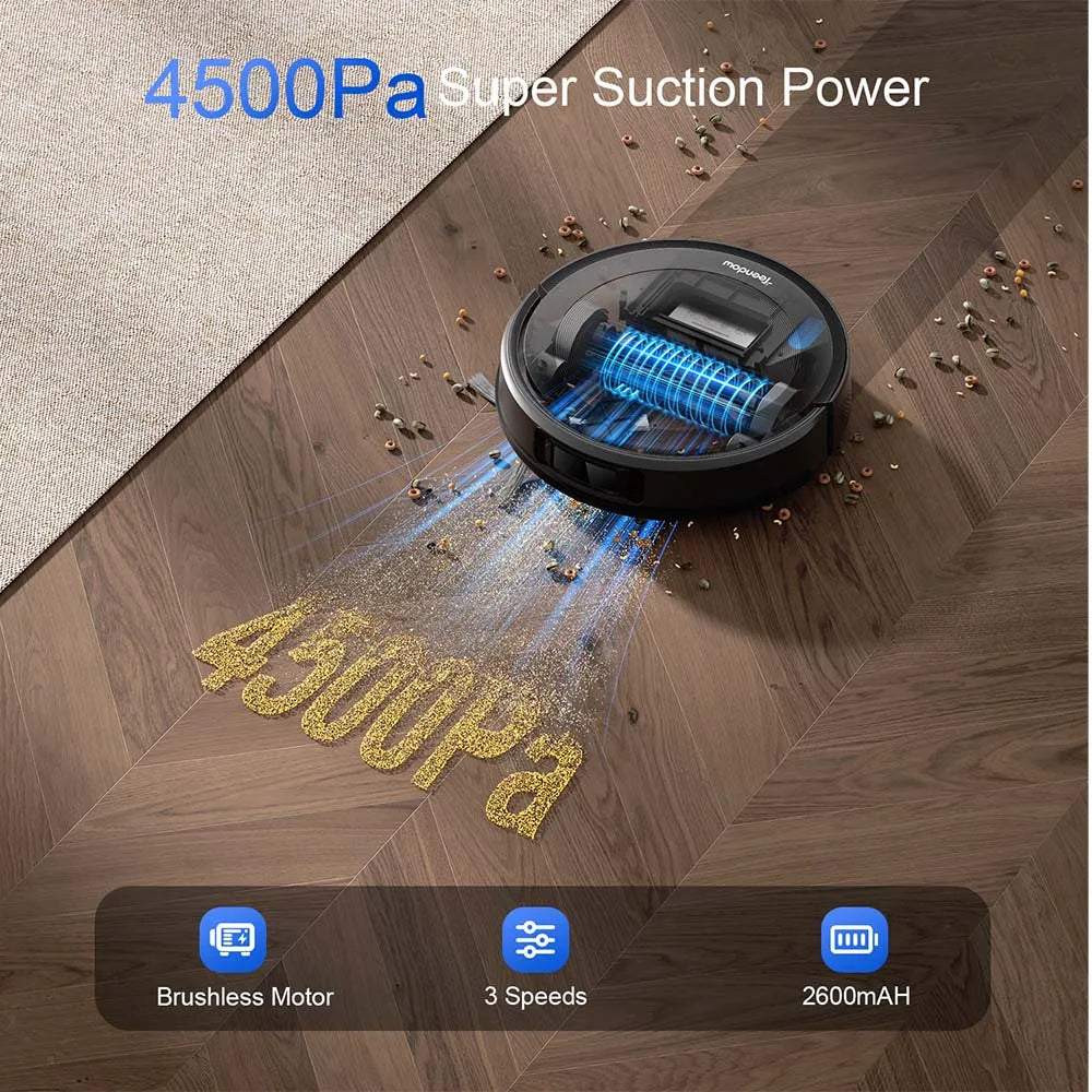 Teendow D10S MAX 2-in-1 Roboterstaubsauger und Wischmopp