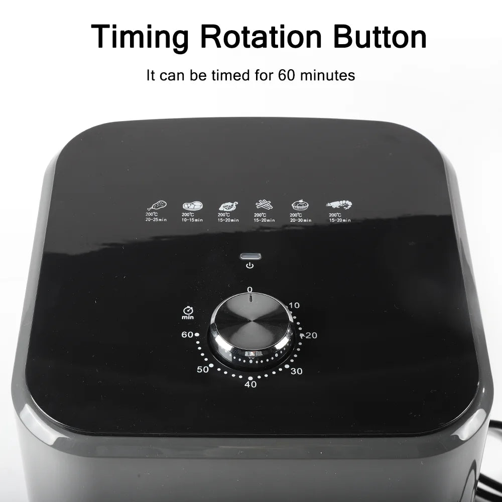 4/5/6/7/10/12L elektrische Heißluftfritteusen