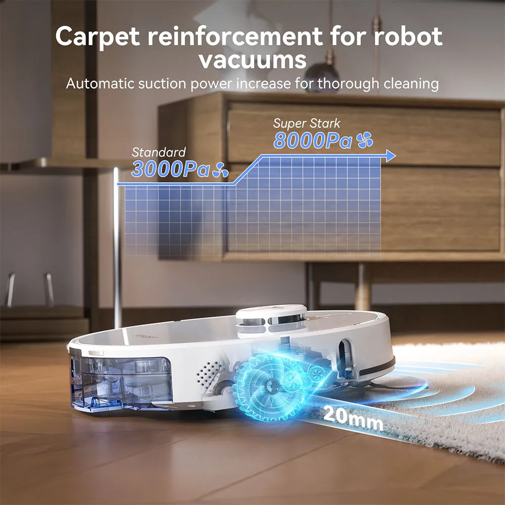 Robotický vysavač Tesvor S8 Max, 3v1 vysavač/zametání/mop