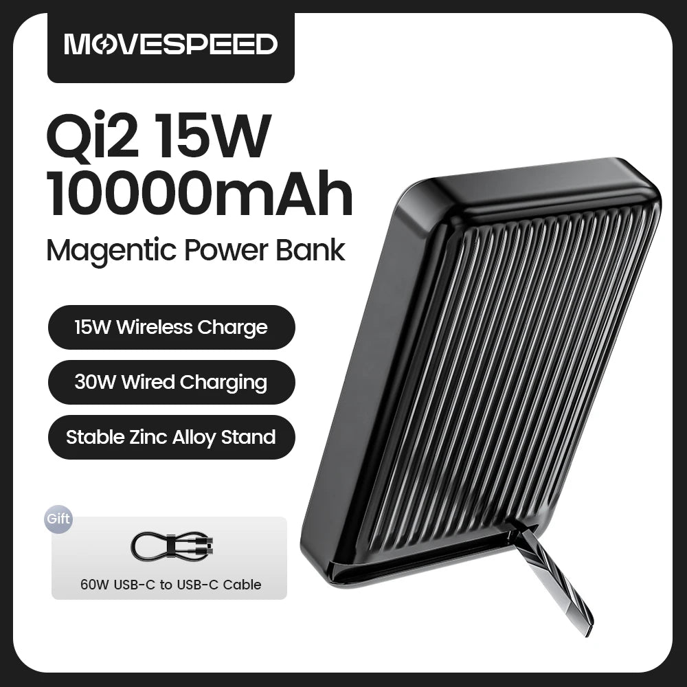 MOVESPEED P03 Qi2 Kabellose Powerbank